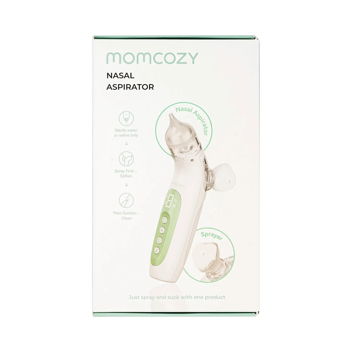 58435-Momcozy BreezyClear 2-in-1 Electric Nasal Aspirator-BN007 +1