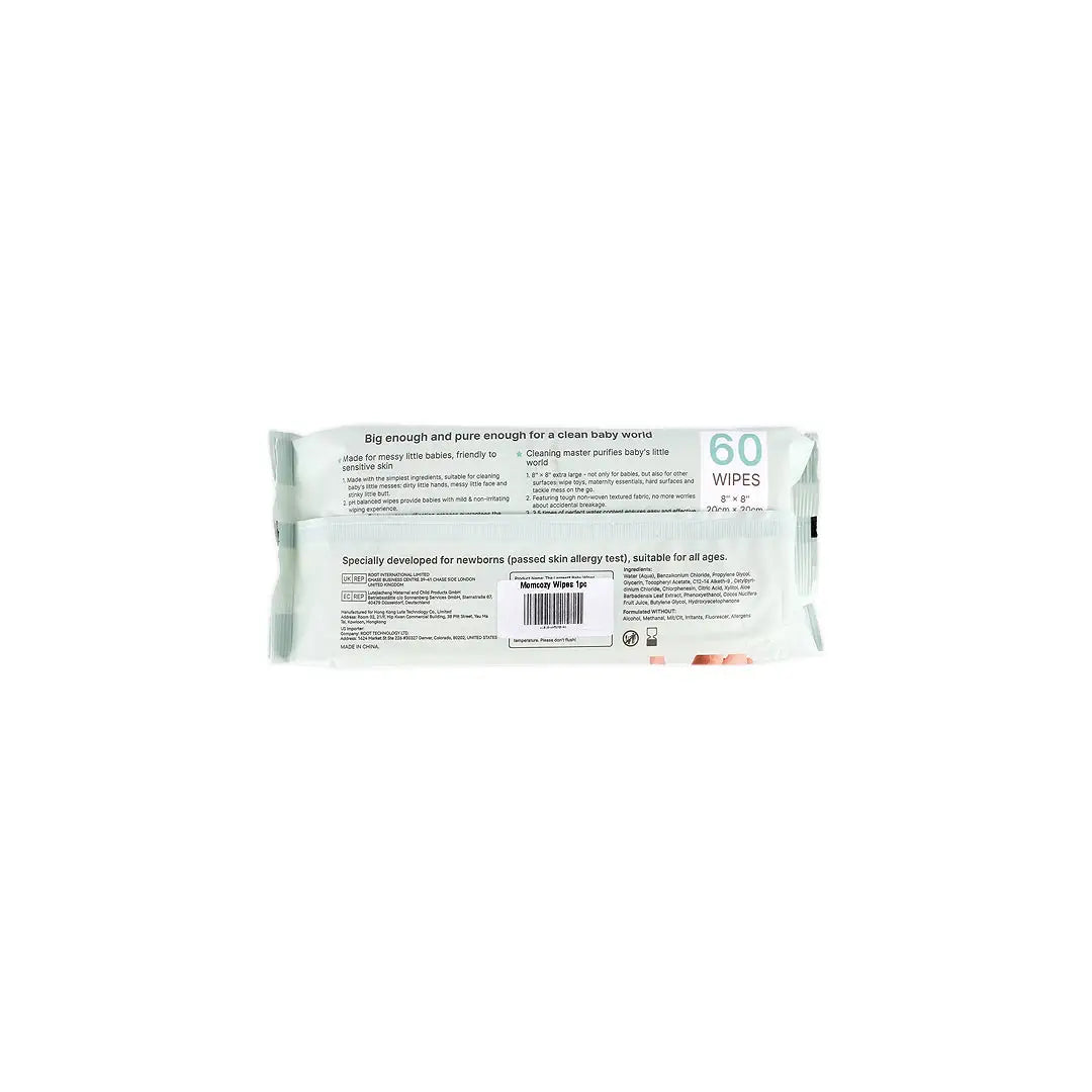 58438-Momcozy Baby Water 60 Wipes +2