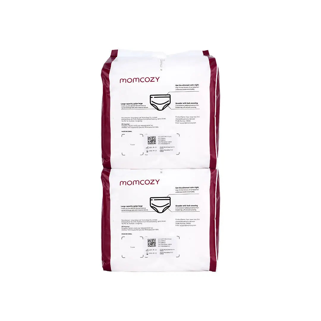 58439-Momcozy Postpartum Disposable Period Underwear - 12pcs 