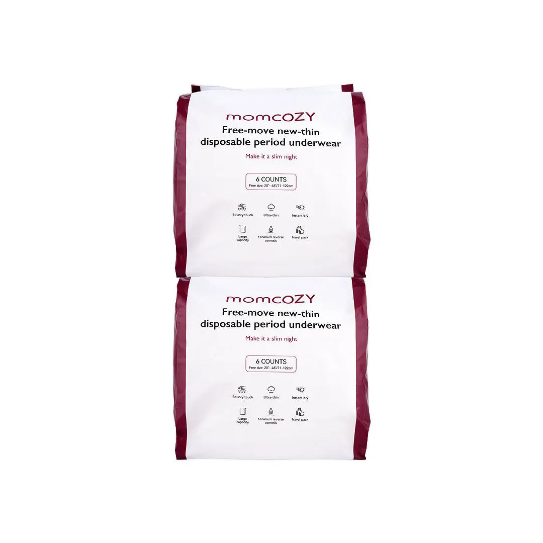 58439-Momcozy Postpartum Disposable Period Underwear - 12pcs +5