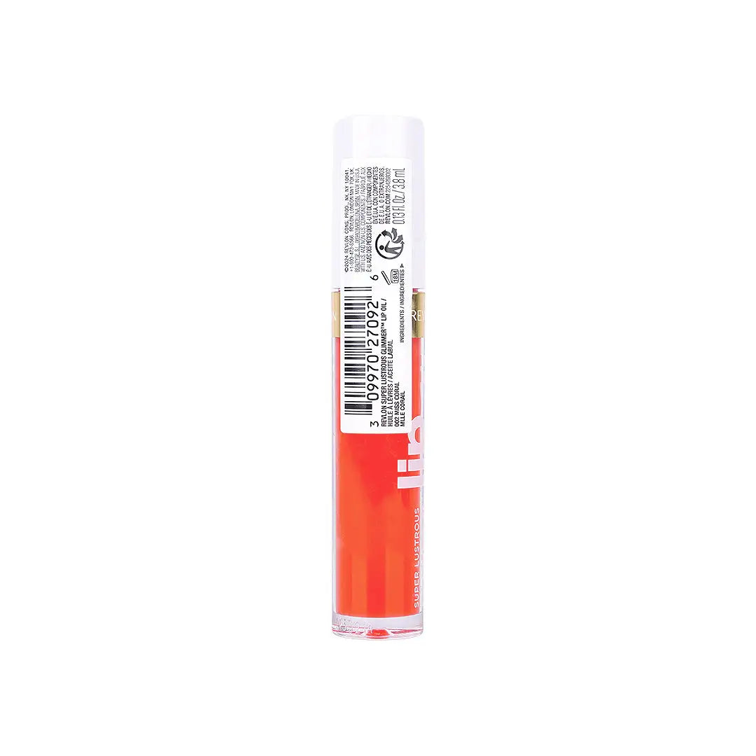 Revlon Super Lustrous Glimmer Lip Oil - 002 Miss Coral