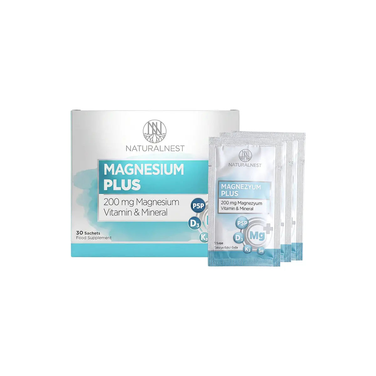 58500-Naturalnest Magnesium Plus 30 Sachets +1