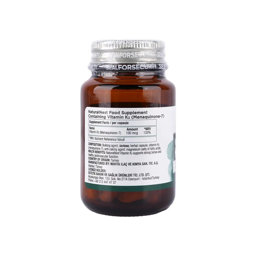58501-Naturalnest Vitamin K2 30 Capsules +1