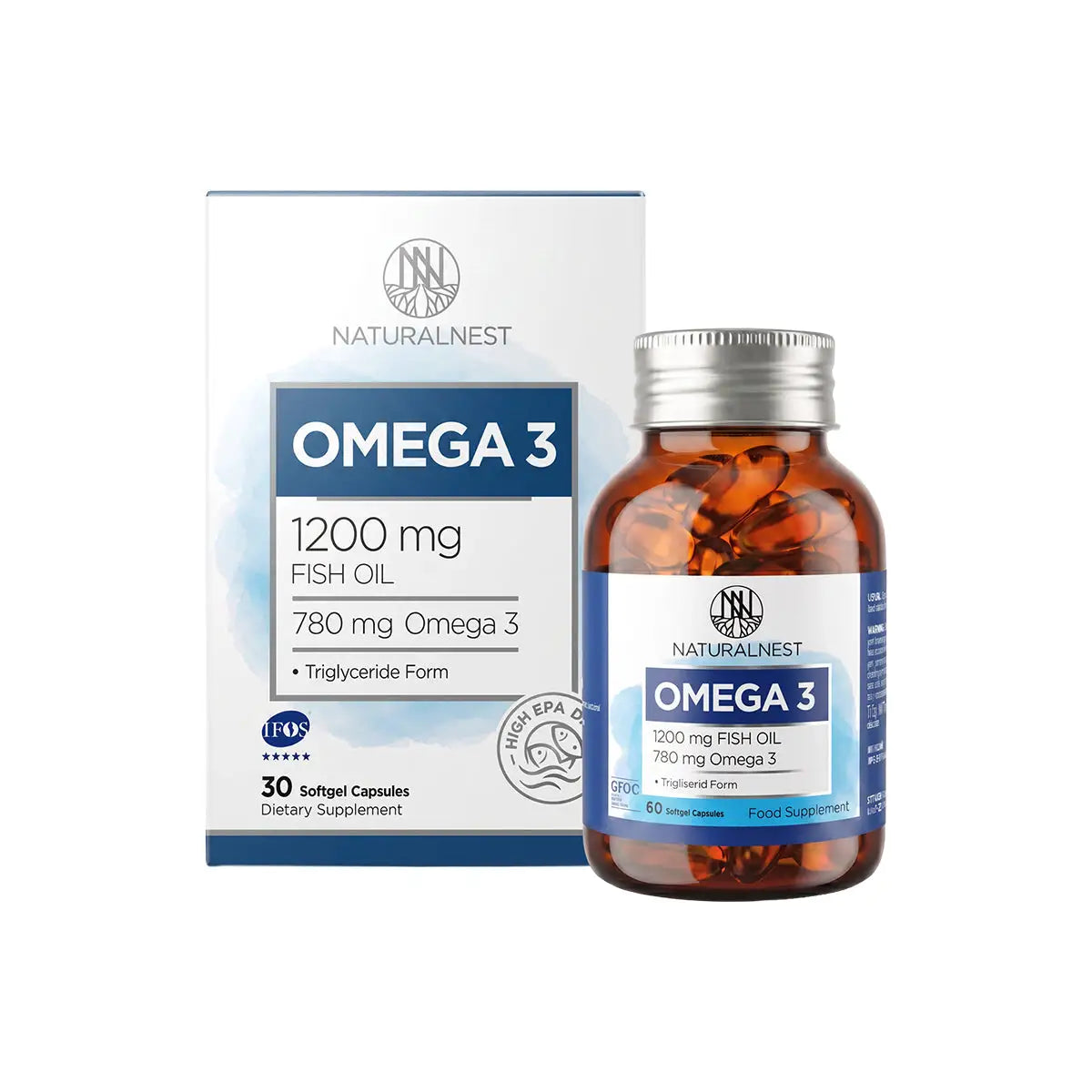 58503-Naturalnest Fish Oil 60 Softgels +1