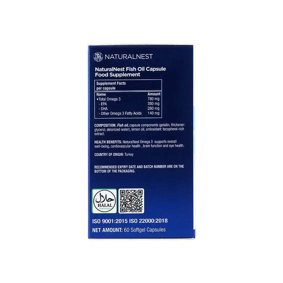 58503-Naturalnest Fish Oil 60 Softgels +4