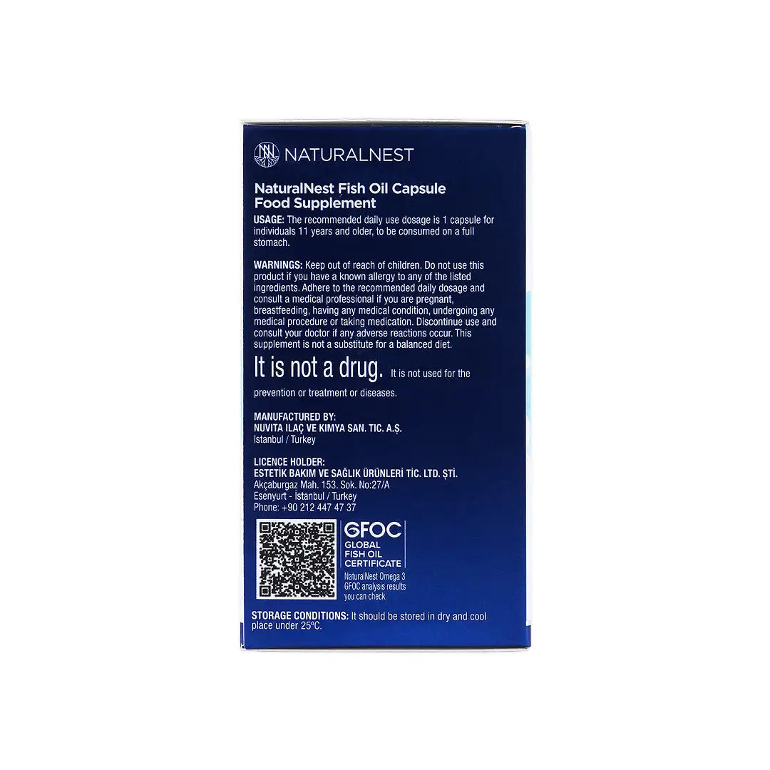 58503-Naturalnest Fish Oil 60 Softgels +3