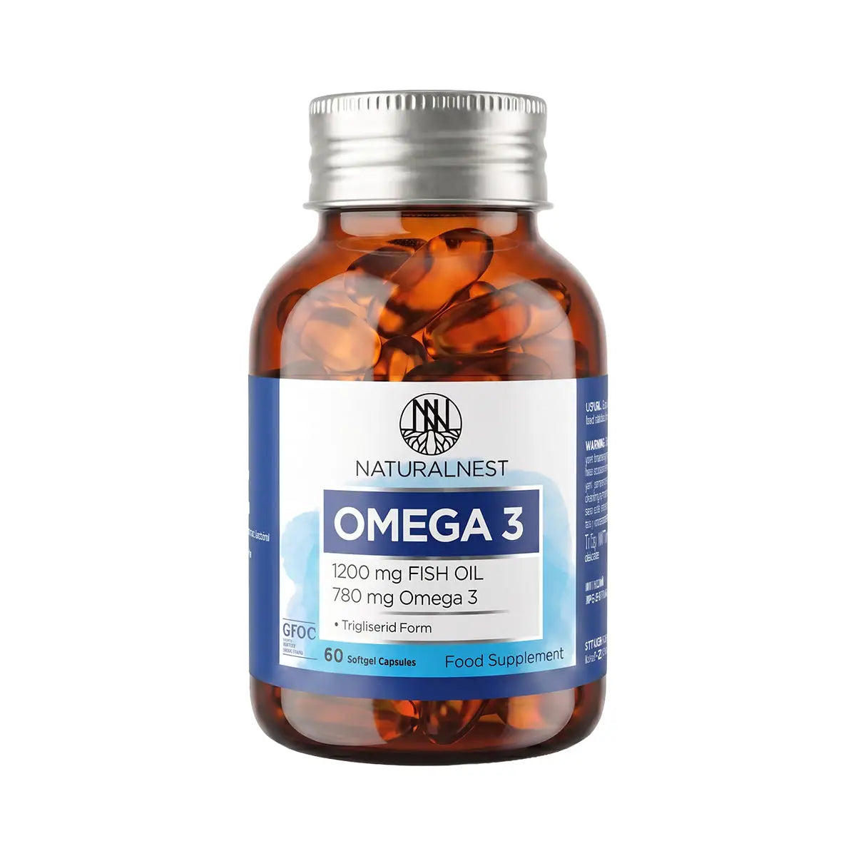 58503-Naturalnest Fish Oil 60 Softgels +2