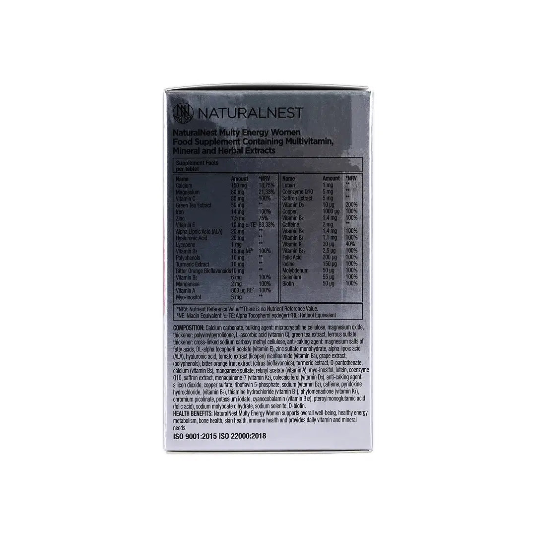 58504-Naturalnest Multi Energy Women 30 Tablets +4