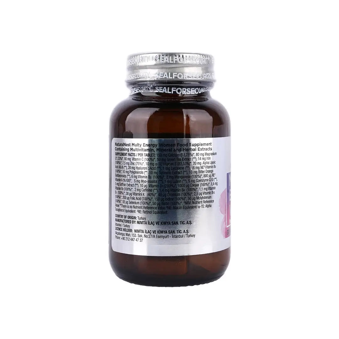 58504-Naturalnest Multi Energy Women 30 Tablets +1