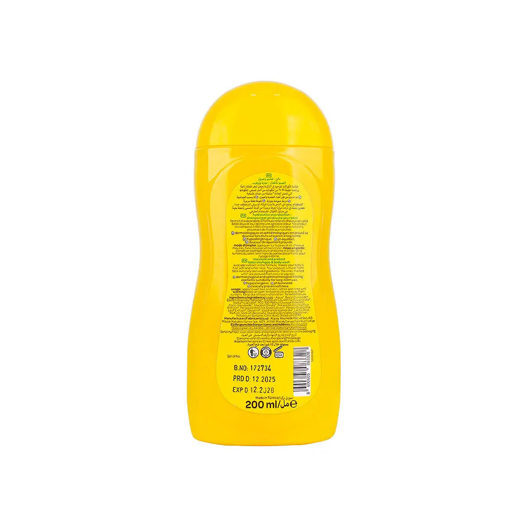 58550-Dalin Moisture And Protect Baby Shampoo & Body Wash 200mL +2