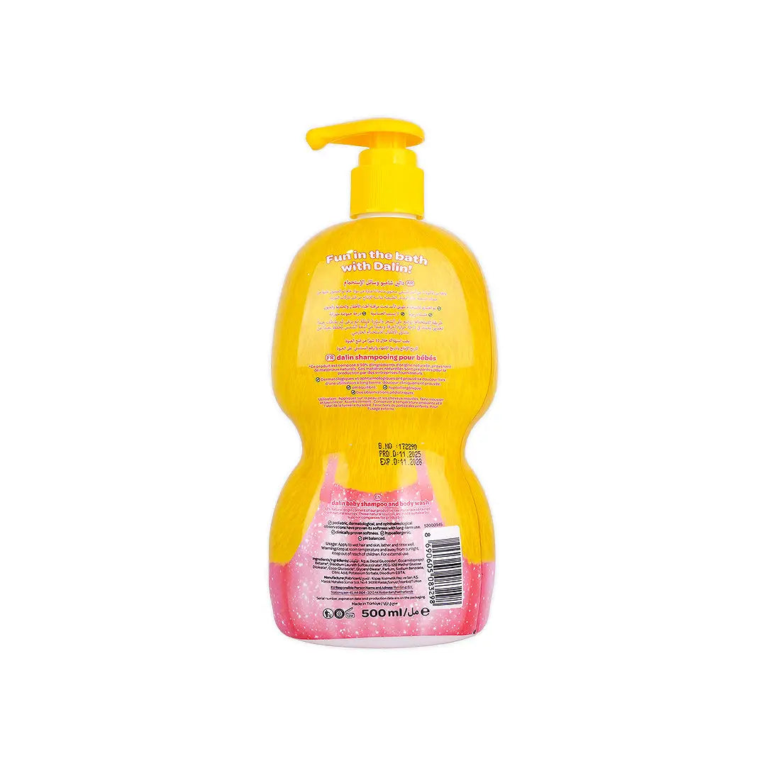 58555-Dalin Baby Shampoo & Body Wash 500mL (Chick Bottle) +2