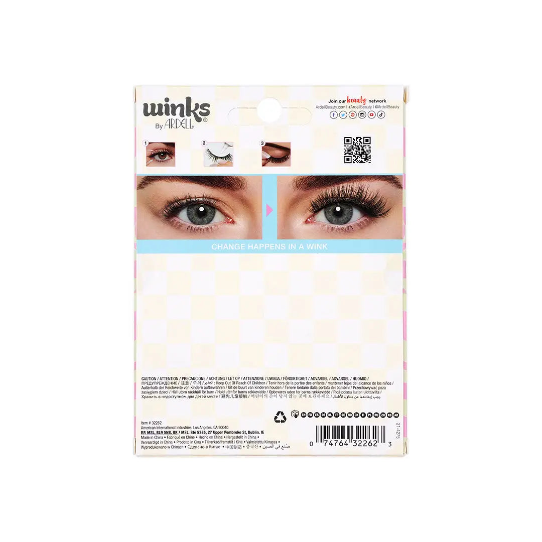 58617-Ardell Winks Be Yourself Strip Lashes 4 Pack - Vibez +4