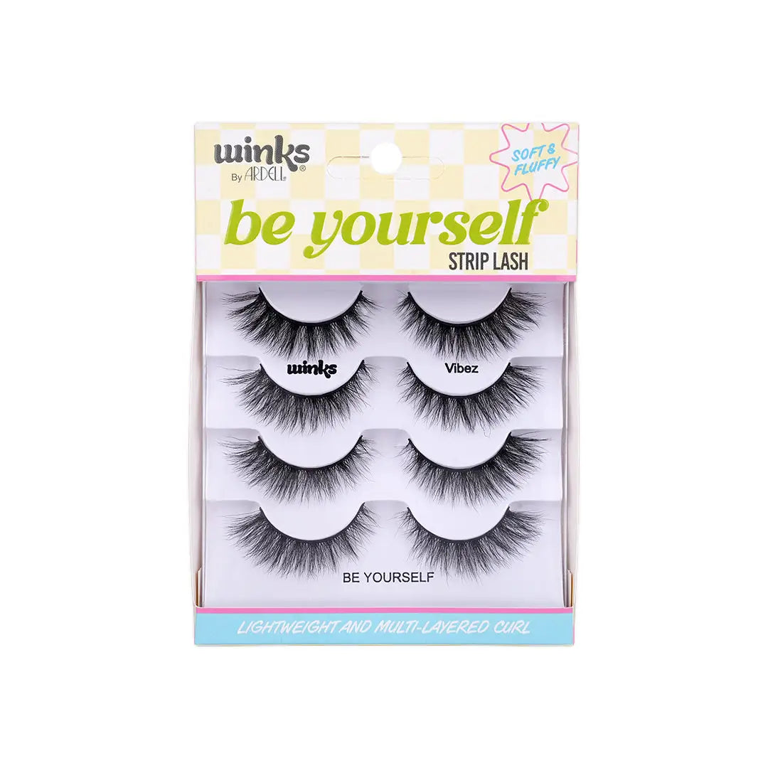 58617-Ardell Winks Be Yourself Strip Lashes 4 Pack - Vibez 