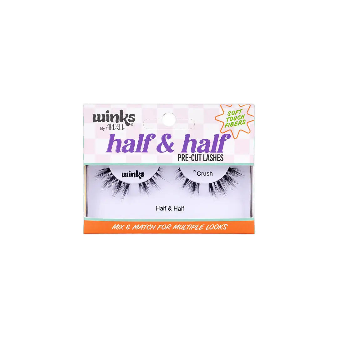 58621-Ardell Winks Half & Half Pre-Cut Lashes-Crush 