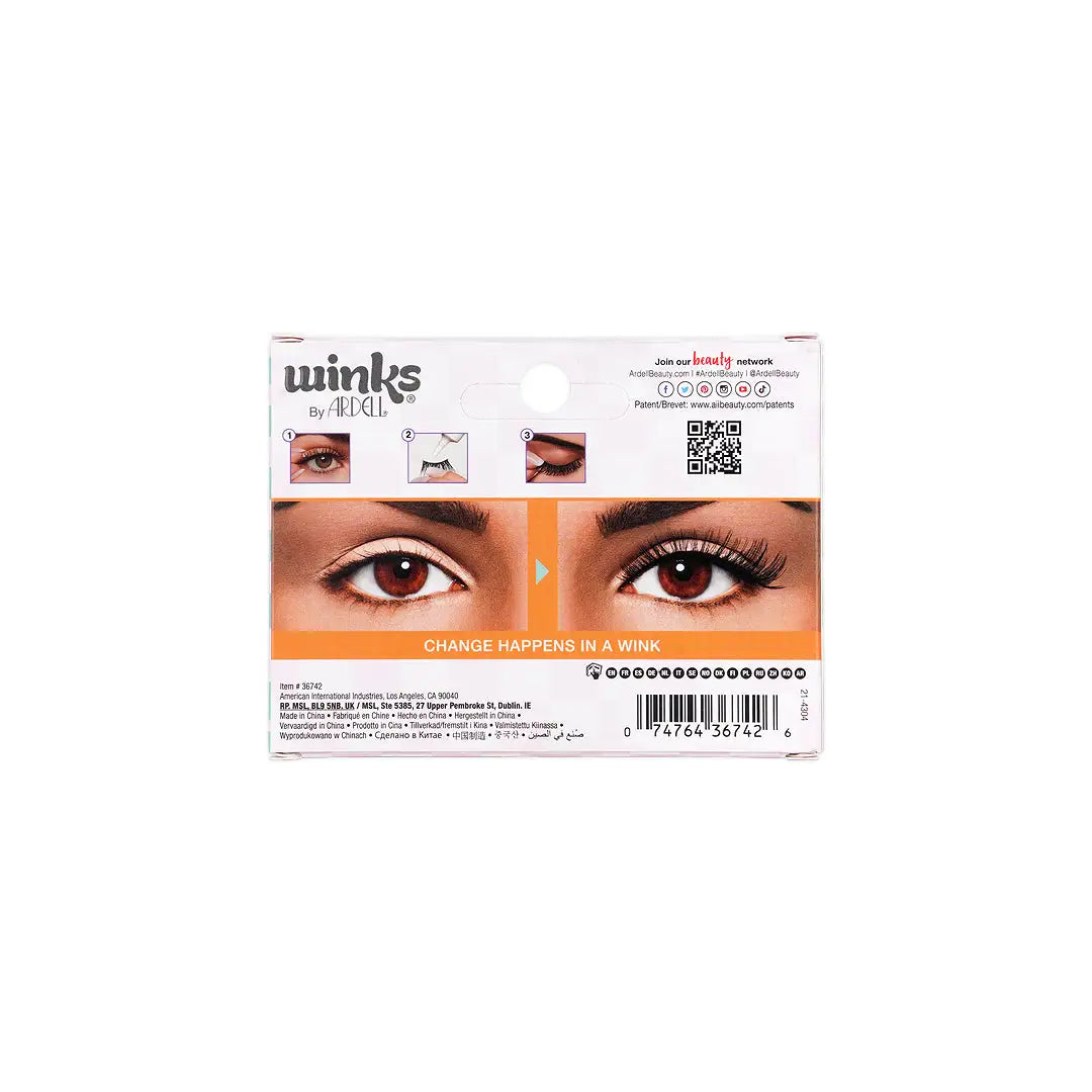 58622-Ardell Winks Half & Half Pre-Cut Lashes-Deja Vu +2