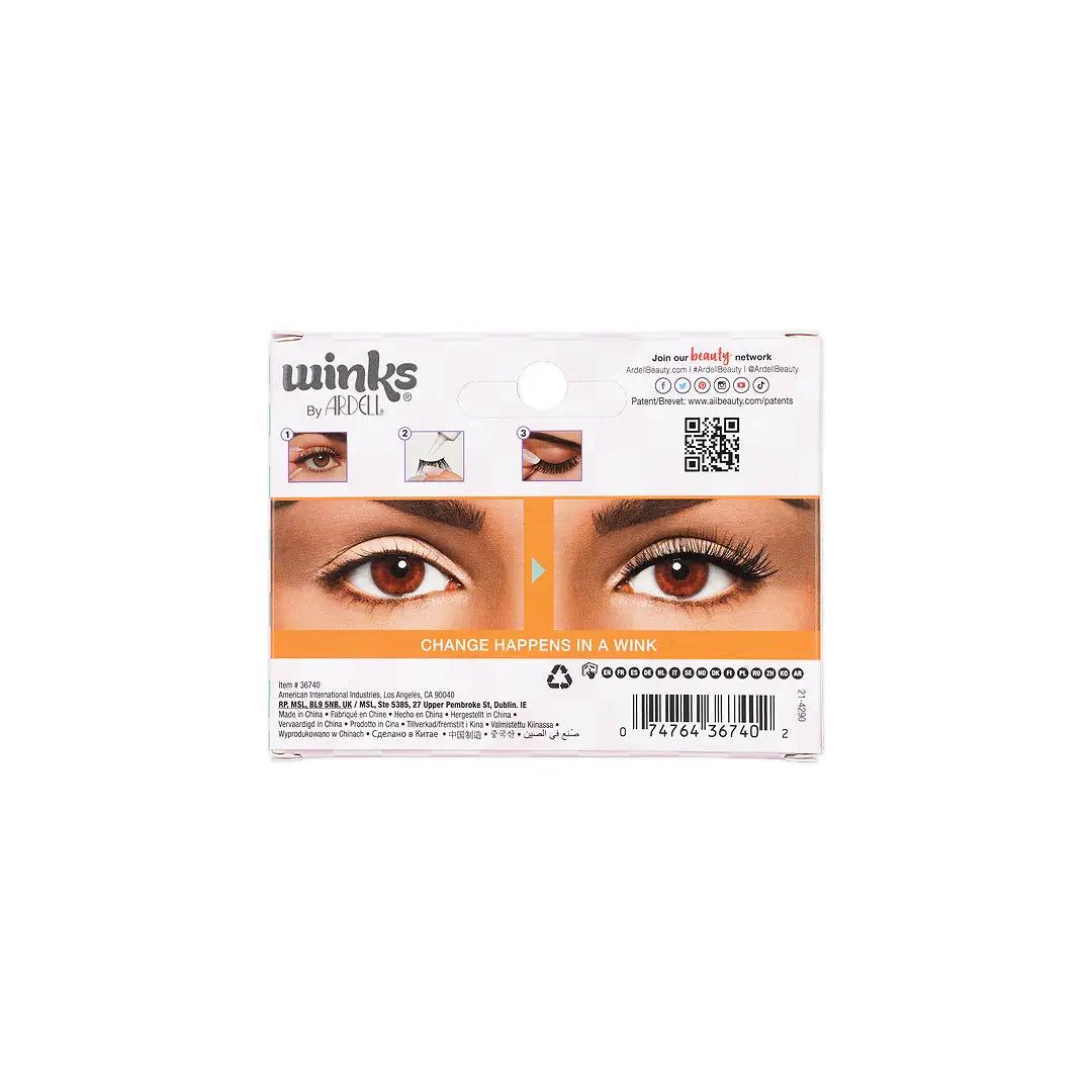58623-Ardell Winks Half & Half Pre-Cut Lashes-Dream +2