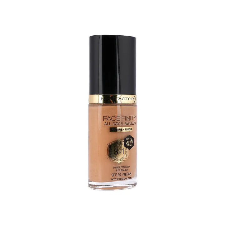 58672-Max Factor Facefinity A.D Flawless 3in1 30ml-W76 Warm Almond +1