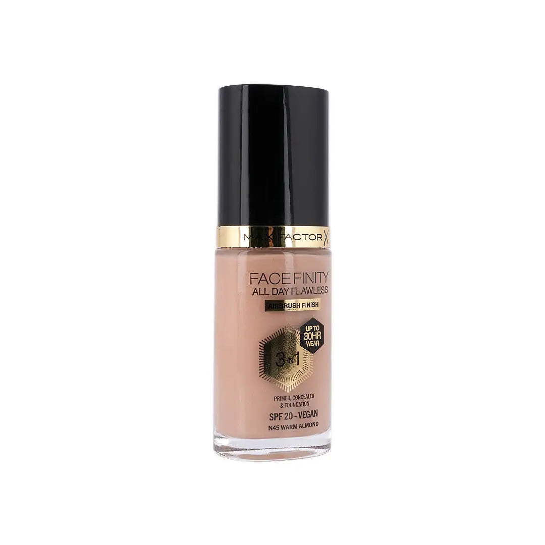 58673-Max Factor Facefinity A.D Flawless 3in1 30ml-N45 Warm Almond +1