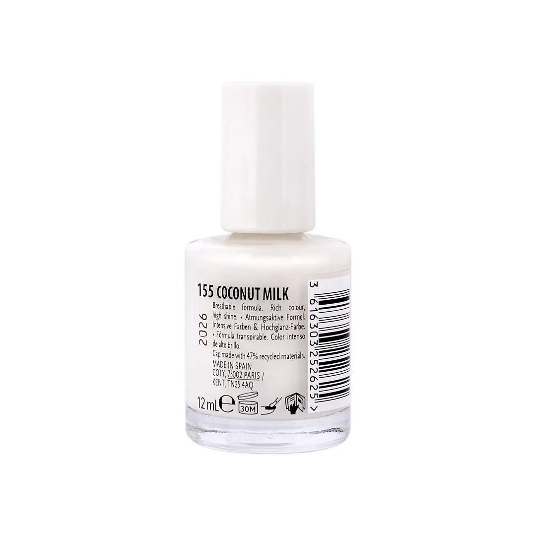 58683-Max Factor Miracle Pure Nail Polish 155 - Coconut Milk +2
