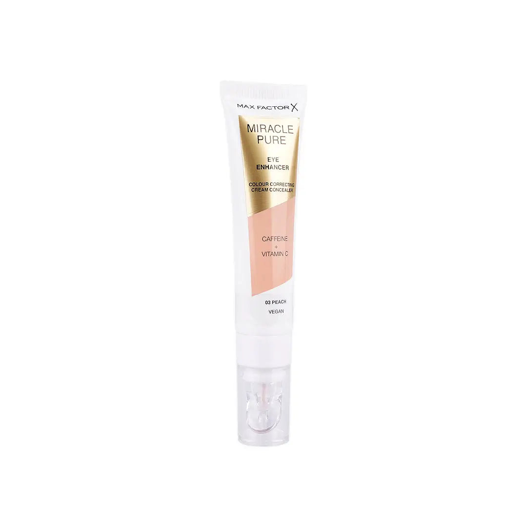 58696-Max Factor Miracle Pure Eye Enhancer Correcting Cream -Peach +1