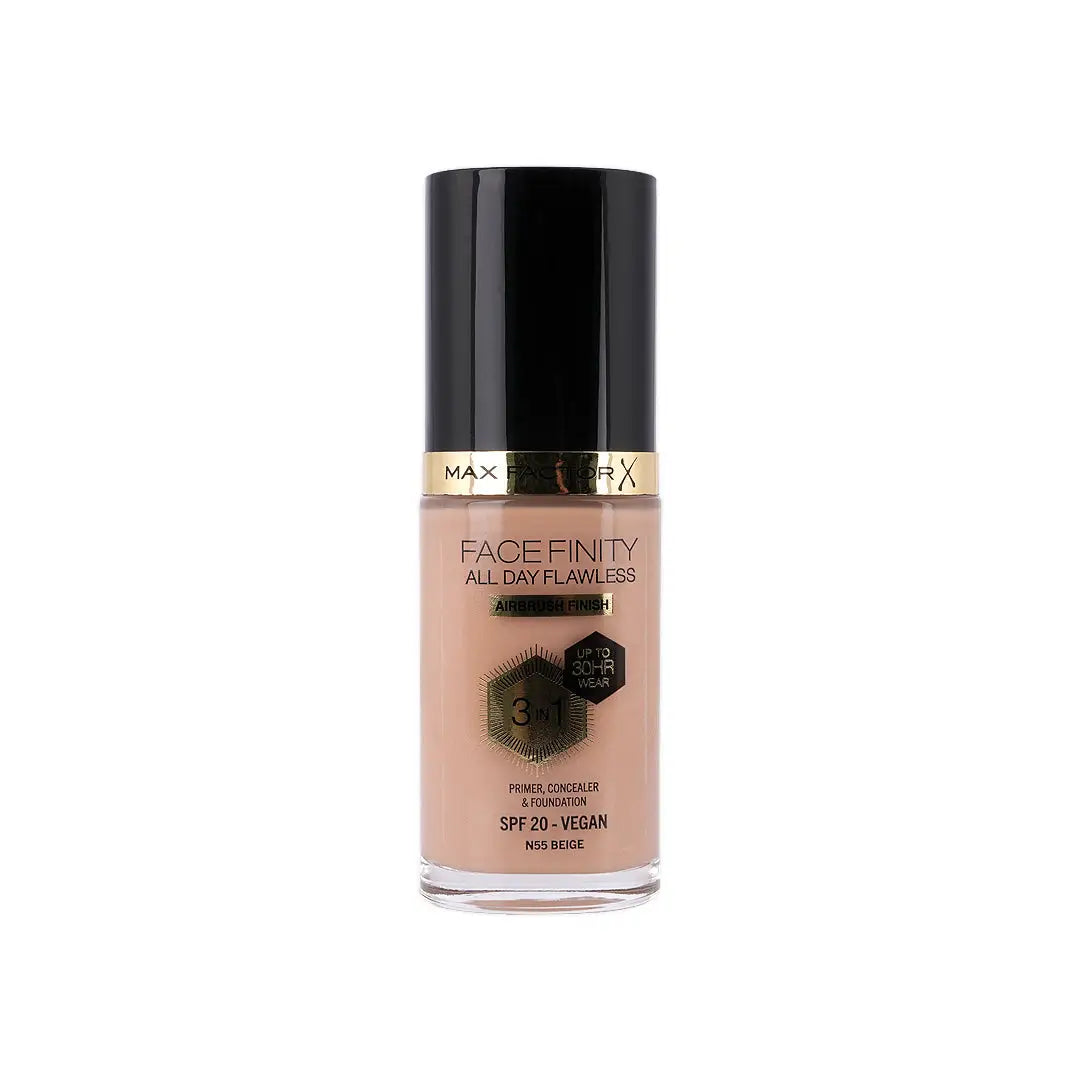 58720-Max Factor Facefinity A.D Flawless 3 in 1 30ml-N55 Beige