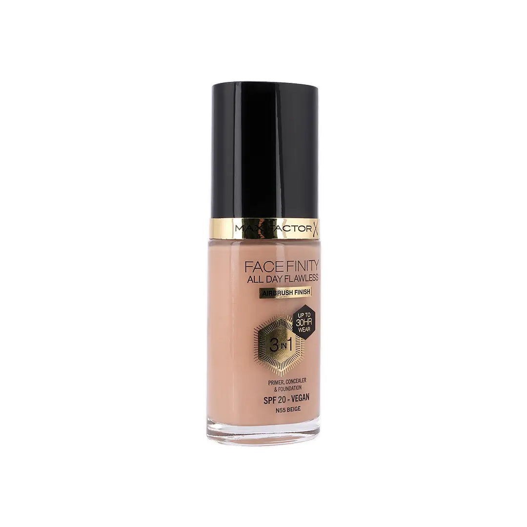 58720-Max Factor Facefinity A.D Flawless 3 in 1 30ml-N55 Beige +1