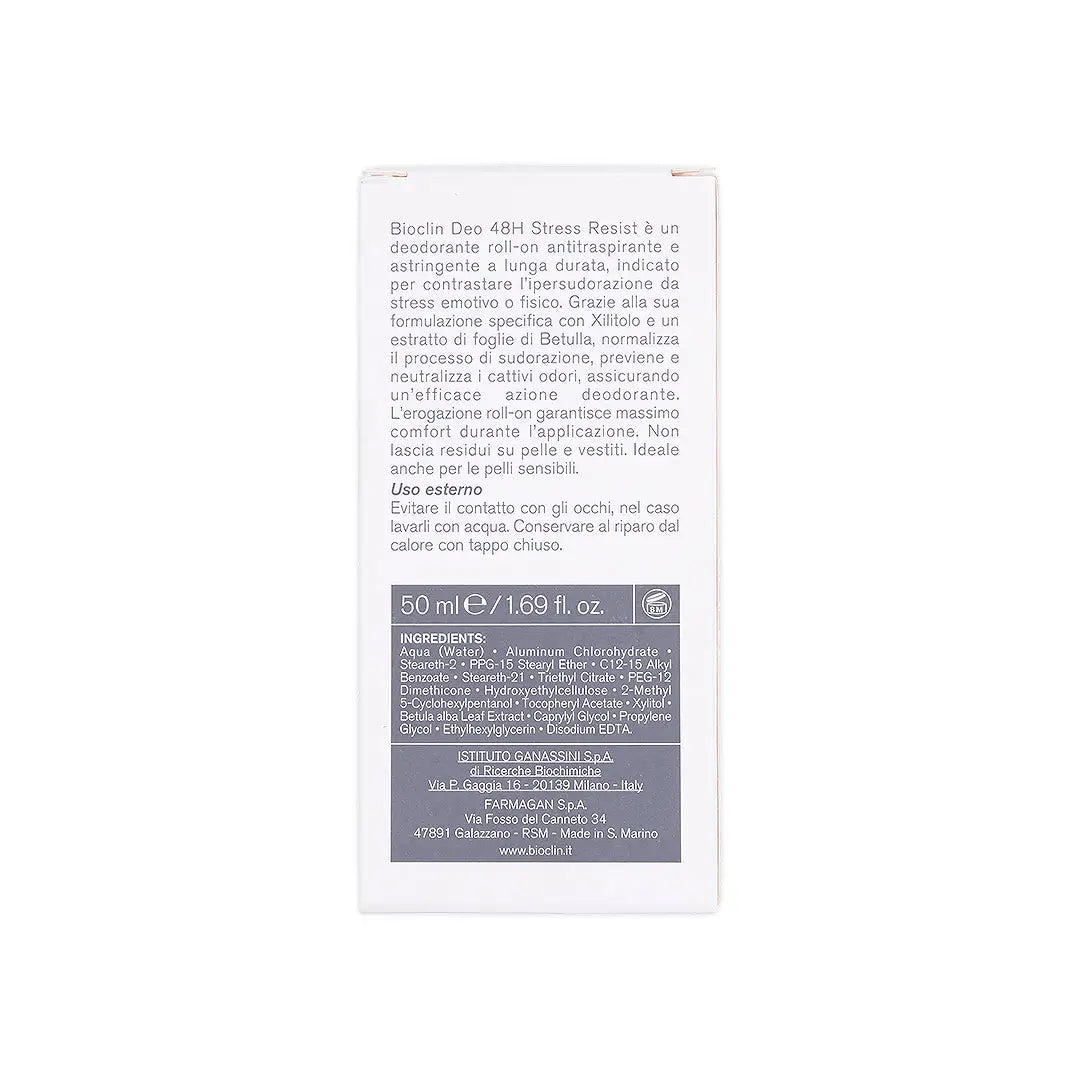 58728-Bioclin Deo 48h Stress Resist Roll On 50mL +6