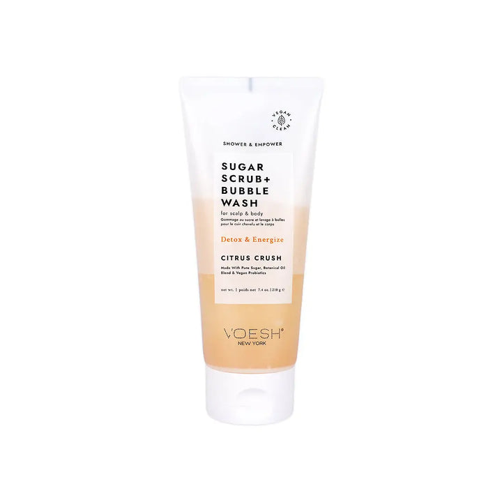 58732-Voesh Sugar Scrub + Bubble Wash 210g - Citrus Crush +2