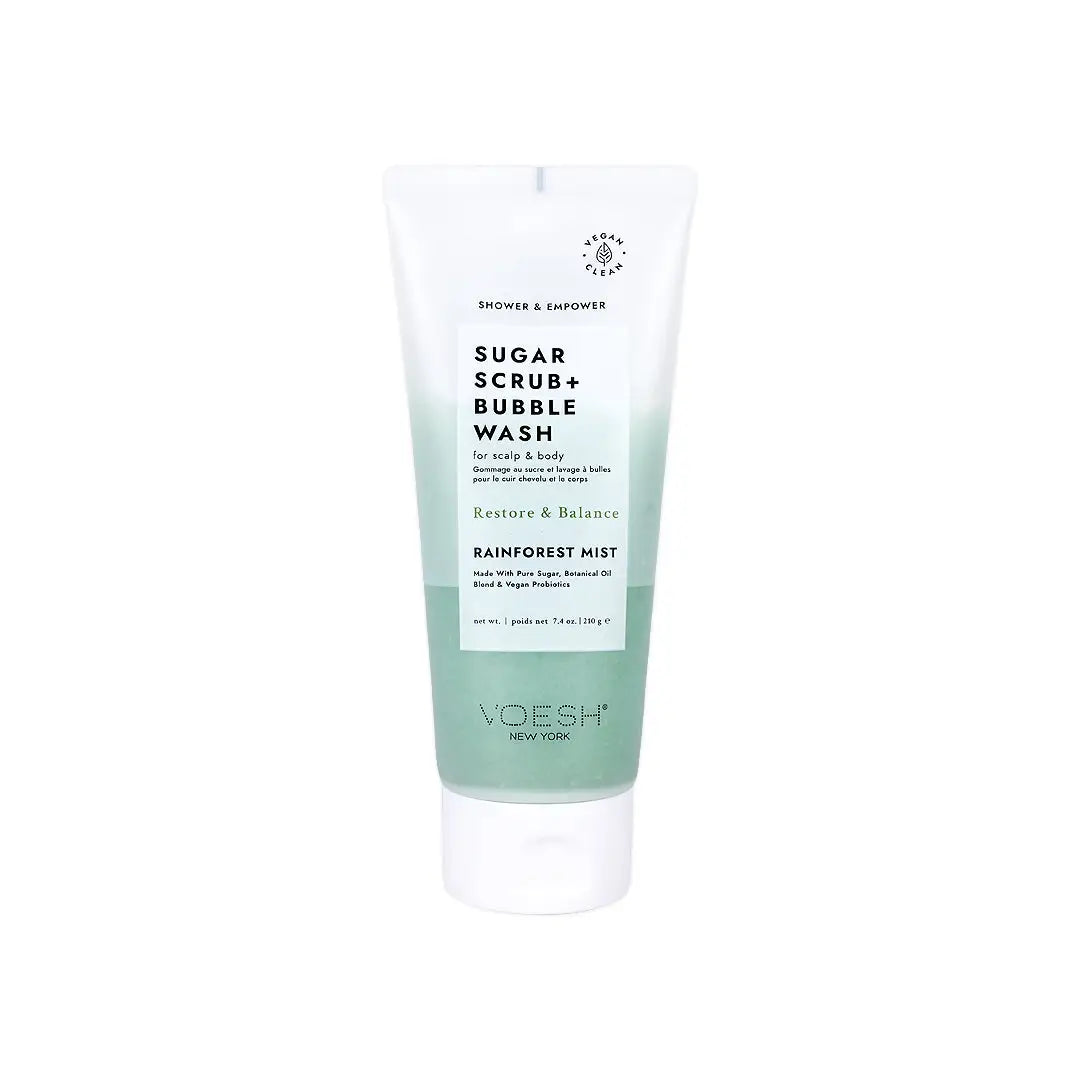 58734-Voesh Sugar Scrub + Bubble Wash 210g – Rainforest Mist +2