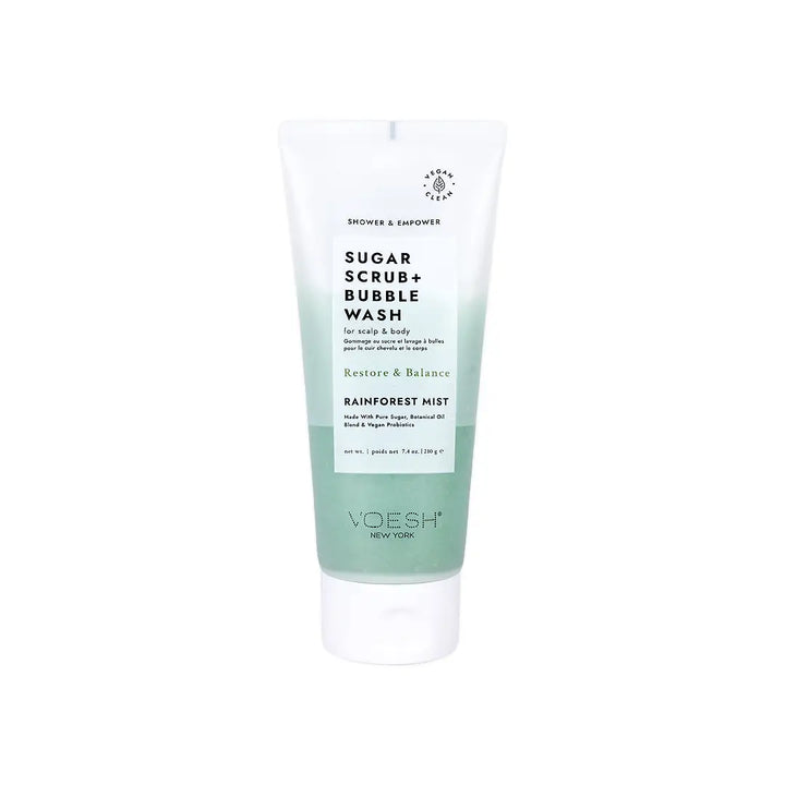 58734-Voesh Sugar Scrub + Bubble Wash 210g – Rainforest Mist +2