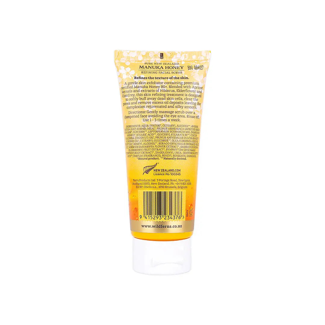 58737-Wild Ferns Manuka Honey Facial Scrub 100mL +2