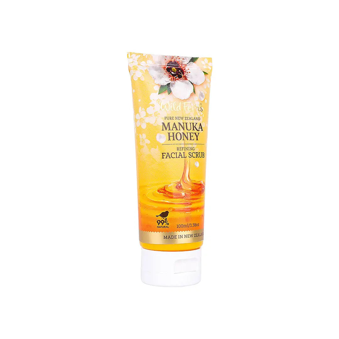 58737-Wild Ferns Manuka Honey Facial Scrub 100mL +1