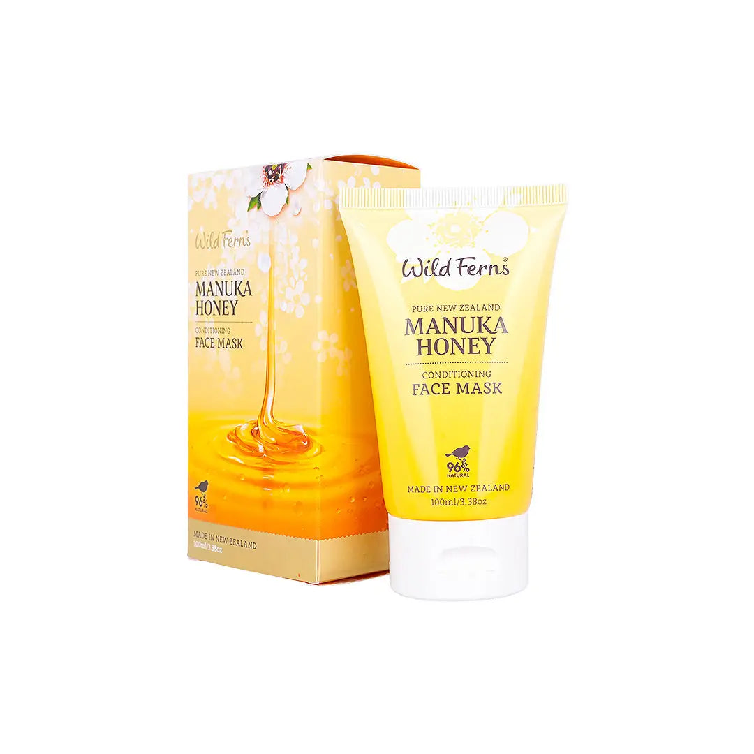 58738-Wild Ferns Manuka Honey Face Mask 100mL +1