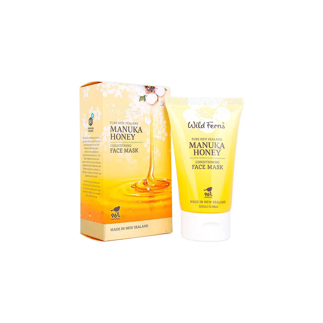 58738-Wild Ferns Manuka Honey Face Mask 100mL +2
