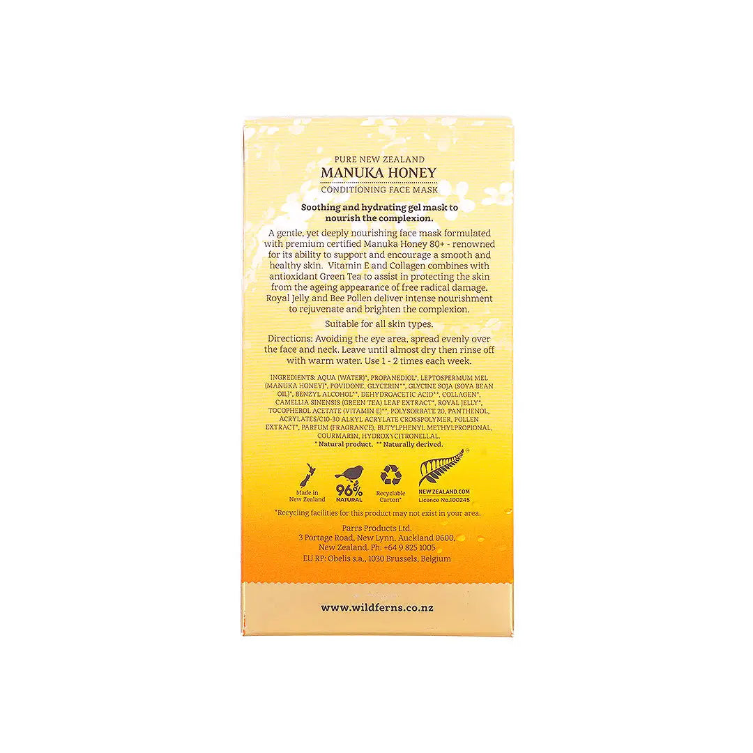 58738-Wild Ferns Manuka Honey Face Mask 100mL +5