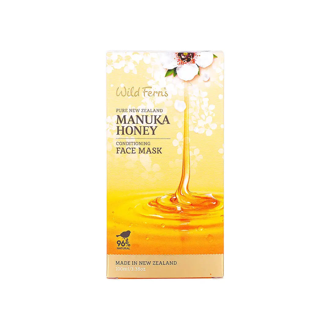 58738-Wild Ferns Manuka Honey Face Mask 100mL +8