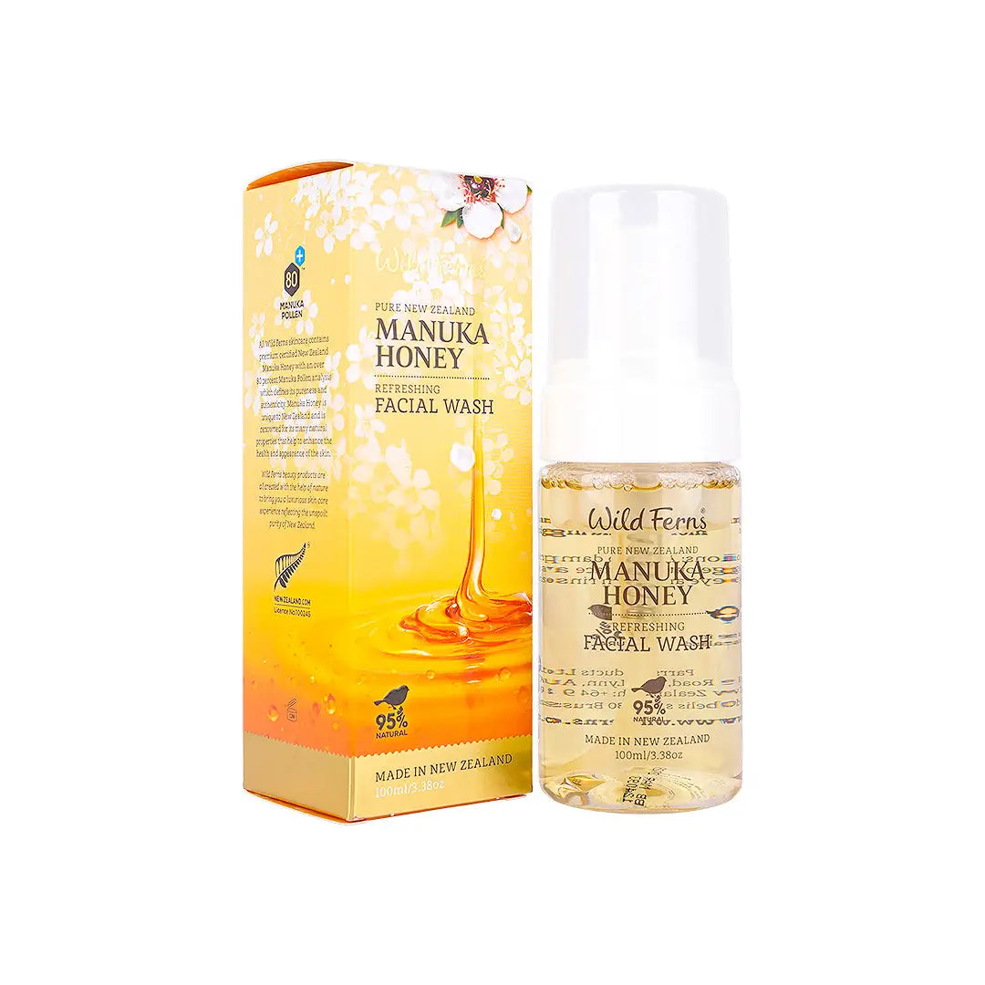 58740-Wild Ferns Manuka Honey Facial Wash 100mL +1