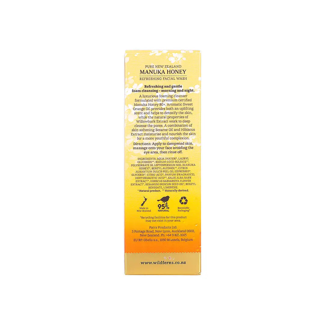 58740-Wild Ferns Manuka Honey Facial Wash 100mL +6