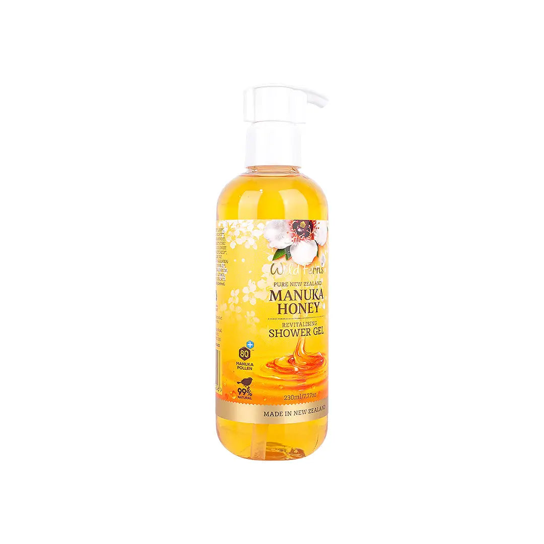 58741-Wild Ferns Manuka Honey Shower Gel 230mL +1