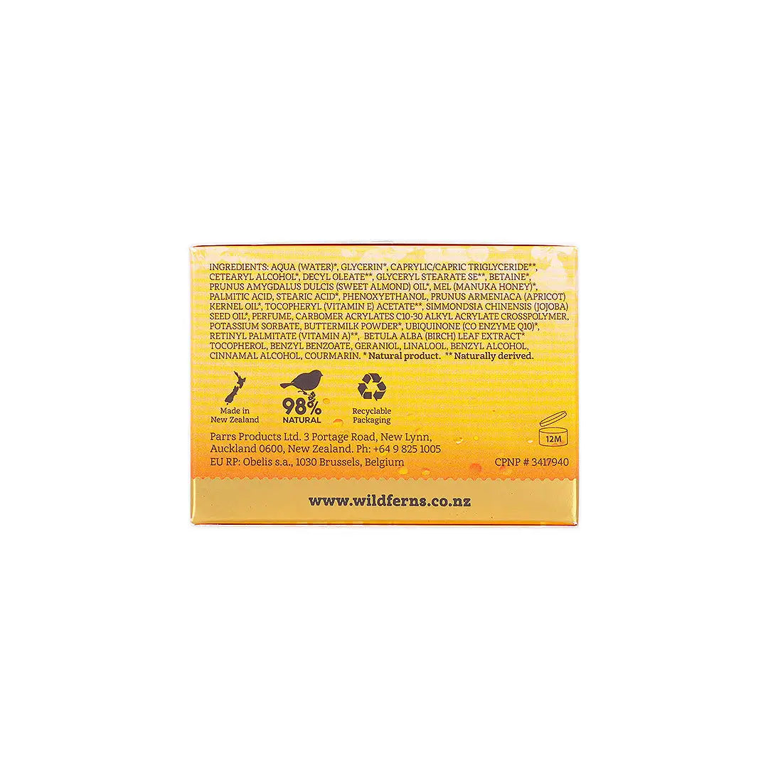 58743-Wild Ferns Manuka Honey Night Cream Dry to Normal 100g +8