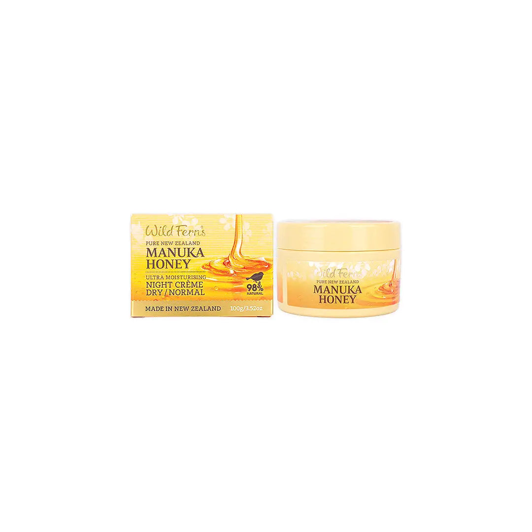 58743-Wild Ferns Manuka Honey Night Cream Dry to Normal 100g +2