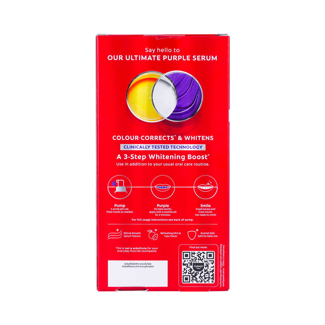 58745-Colgate Optic White Purple Serum 4X3 40ml +4