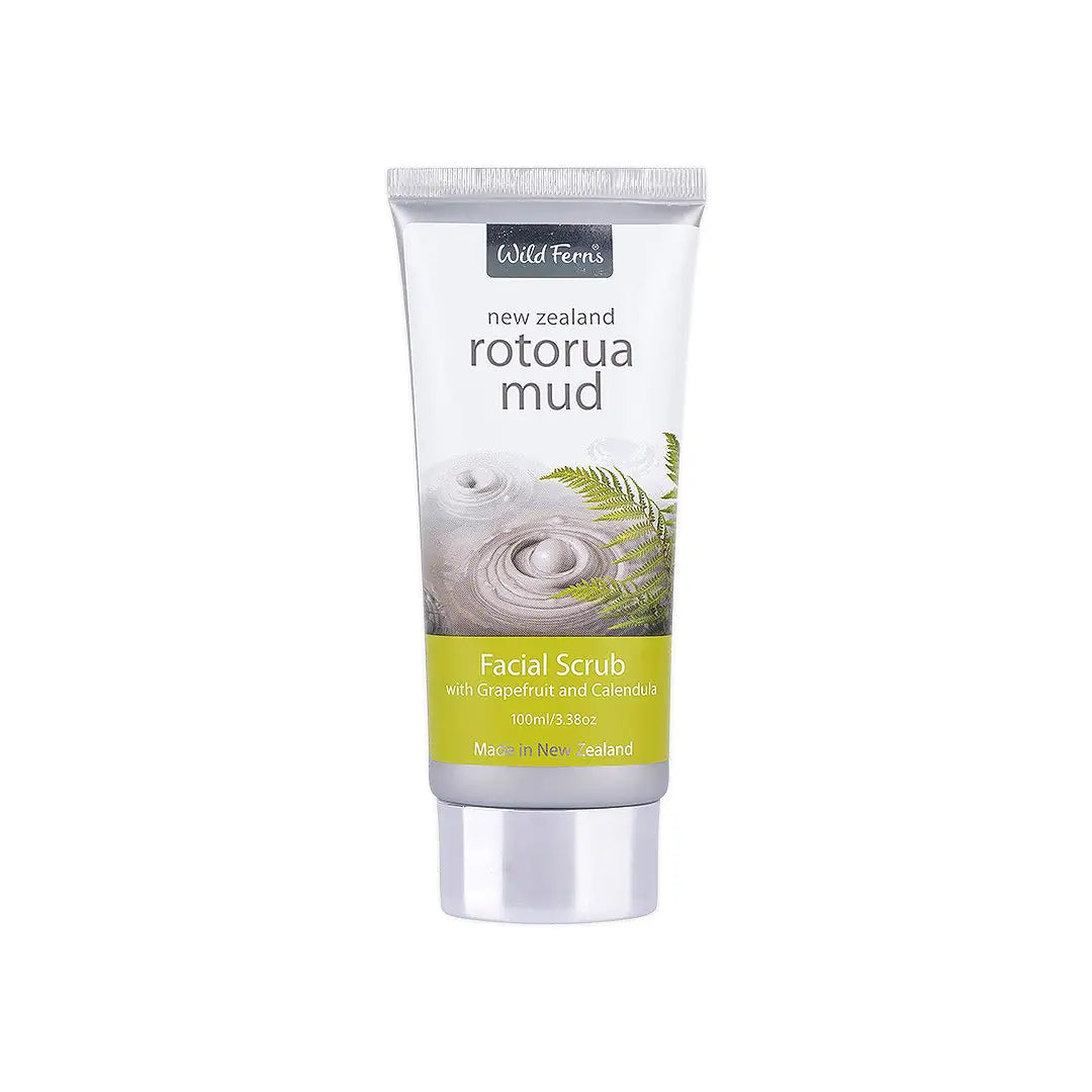 58750-Wild Ferns Rotorua Mud Facial Scrub 100mL 