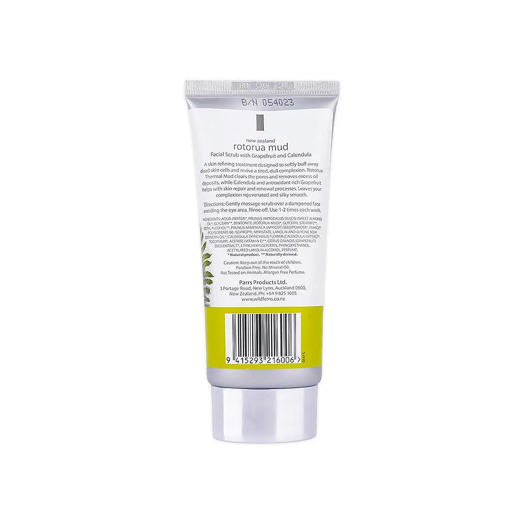 58750-Wild Ferns Rotorua Mud Facial Scrub 100mL +2