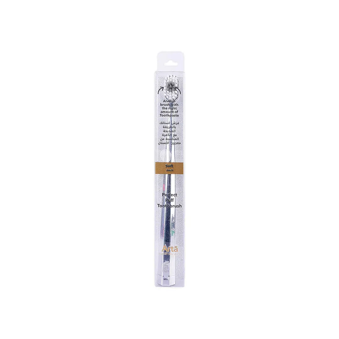 Arta Puff Toothbrush Soft-Silver