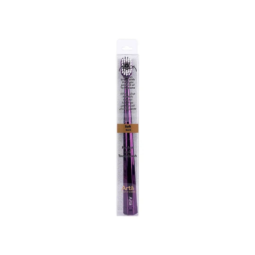 Arta Puff Toothbrush Soft-Dark Purple