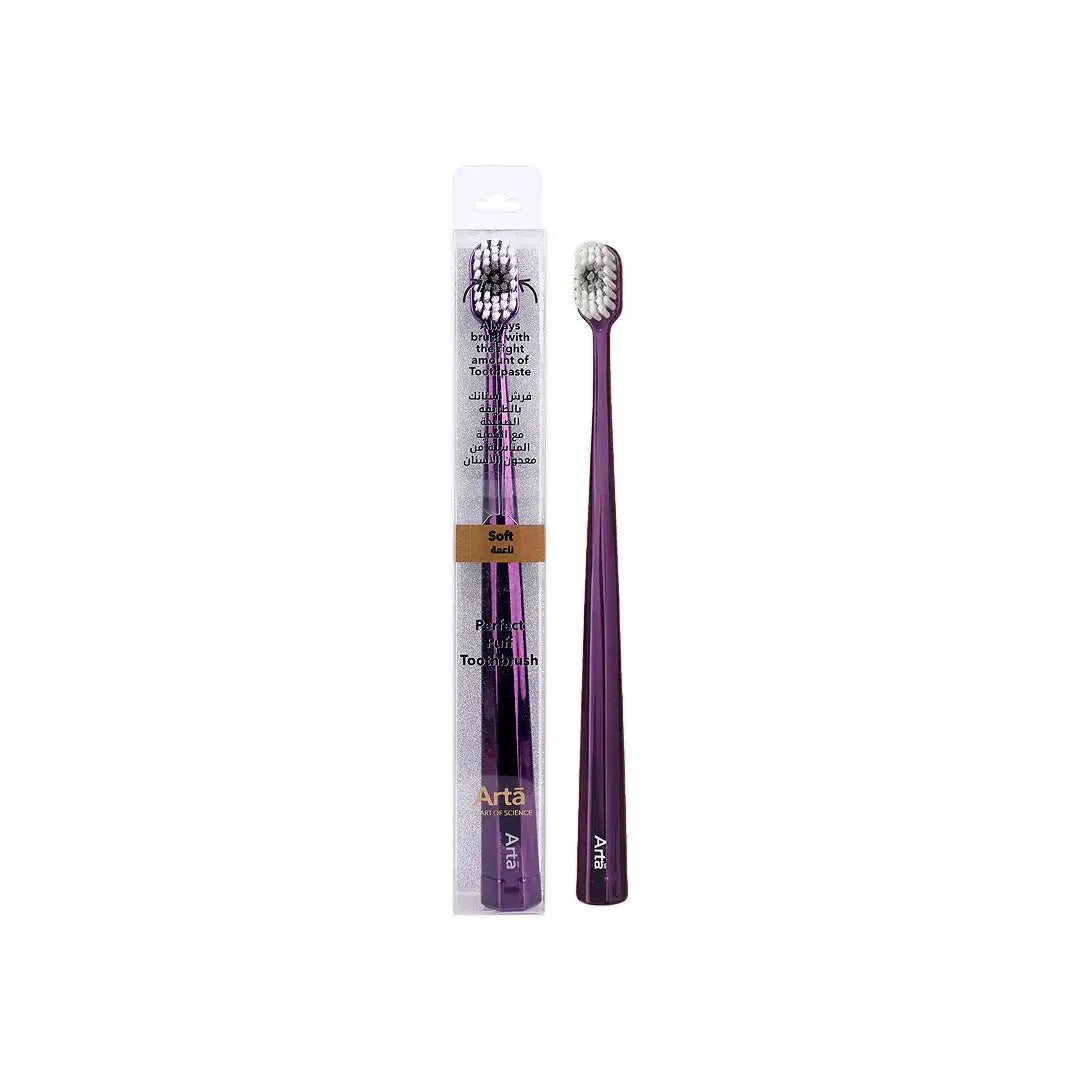Arta Puff Toothbrush Soft-Dark Purple