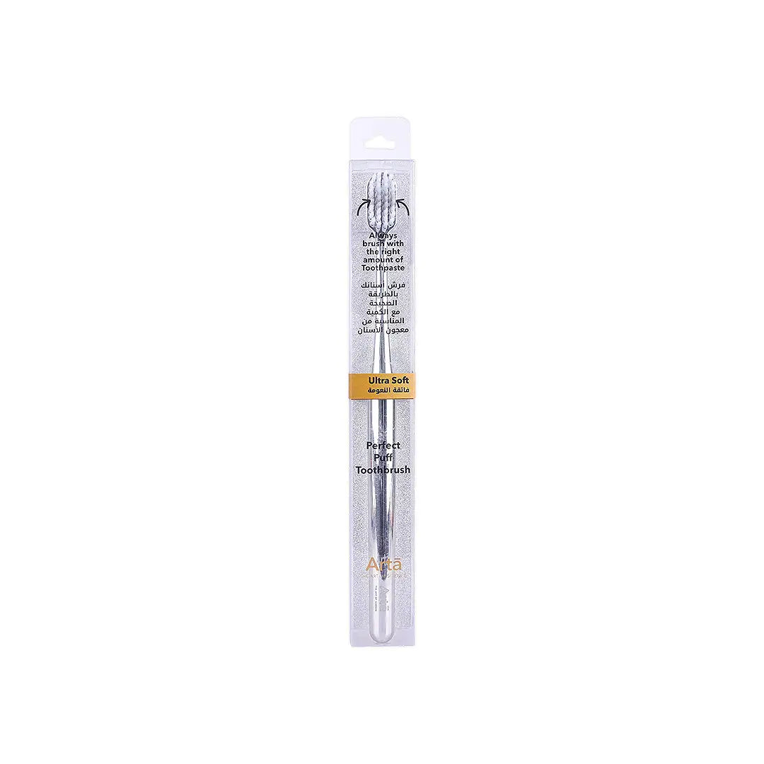 58769-Arta Puff Toothbrush Ultra Soft-Silver +2