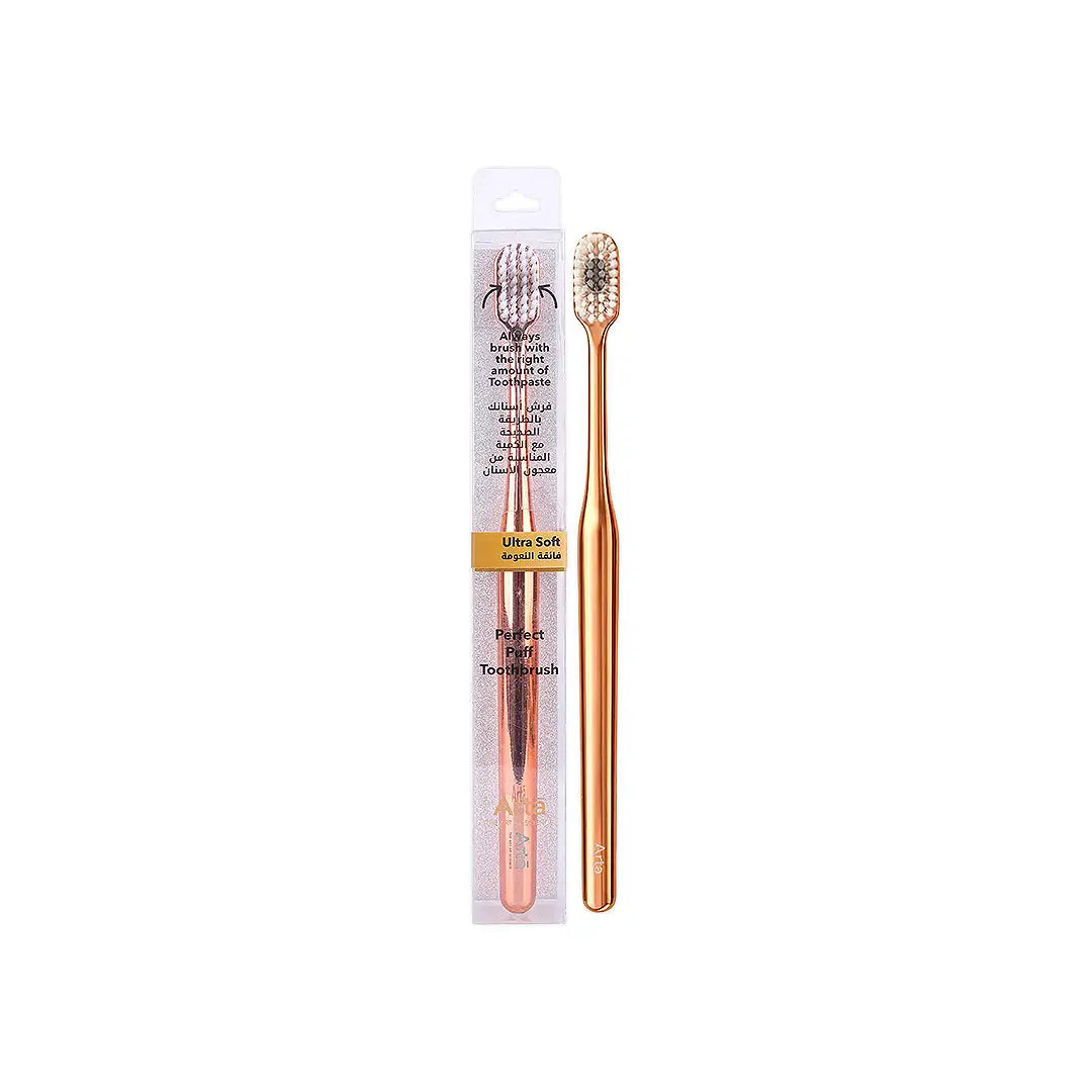 Arta Puff Toothbrush Ultra Soft-Rose Gold