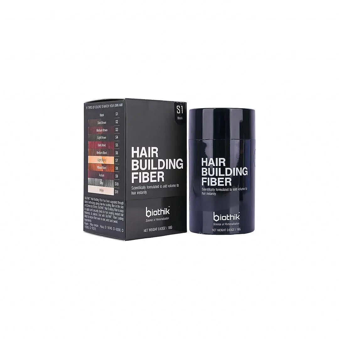 58773-Biothik Hair Building Fiber Black 18g - BTF201 +1